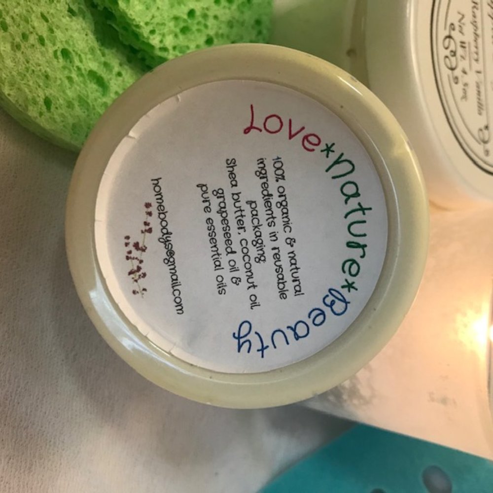 Whipped Body Butter Raspberry Vanilla Organic 2oz - Picture 2 of 5